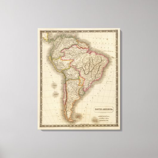 Südamerika 19 leinwanddruck (Vorderseite)