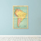 Südamerika 19 leinwanddruck (Insitu (Holzboden))