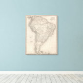 Südamerika 24 leinwanddruck (Insitu (Holzboden))