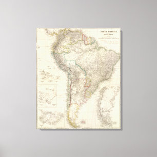 Südamerika 24 leinwanddruck