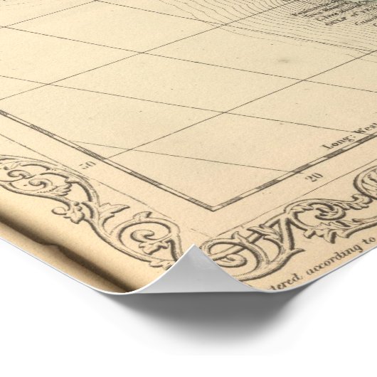 Südamerika 24 poster (Ecke)