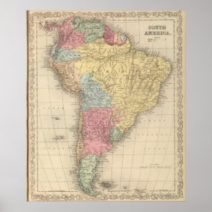 Südamerika 24 poster