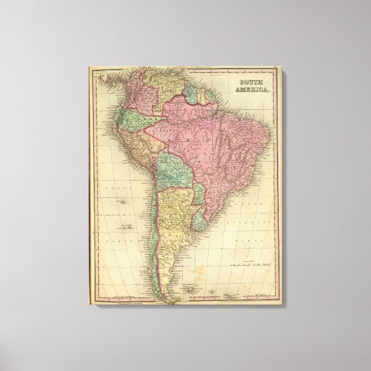 Südamerika 25 leinwanddruck (Vorderseite)