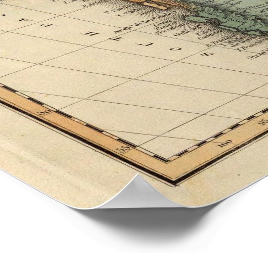 Südamerika 25 poster (Ecke)