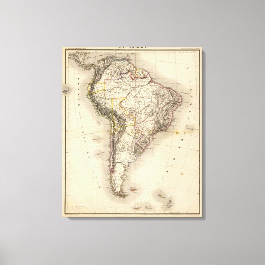Südamerika 26 leinwanddruck (Vorderseite)