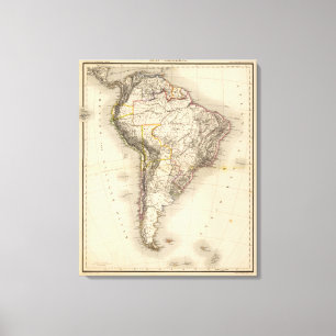 Südamerika 26 leinwanddruck