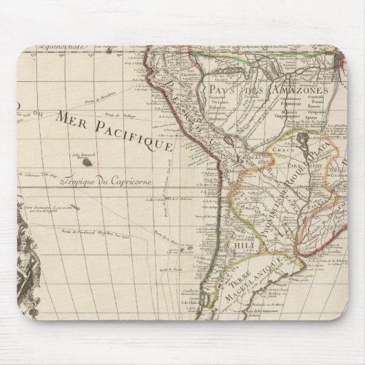 Südamerika 27 mousepad (Vorne)