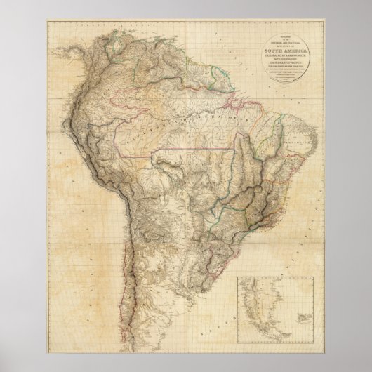 Südamerika 27 poster (Vorne)