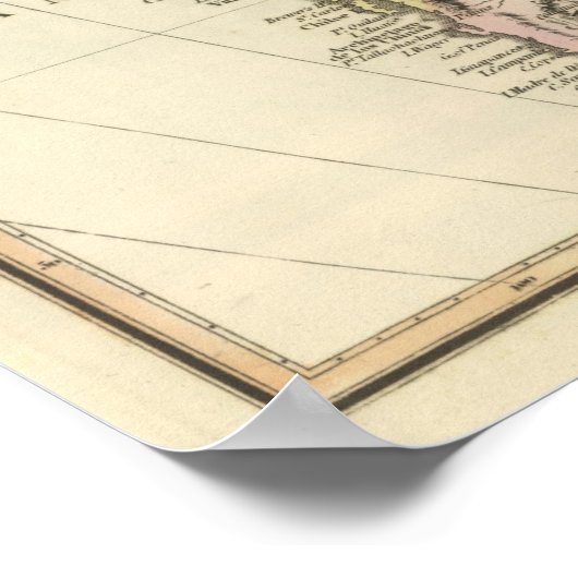 Südamerika 27 poster (Ecke)