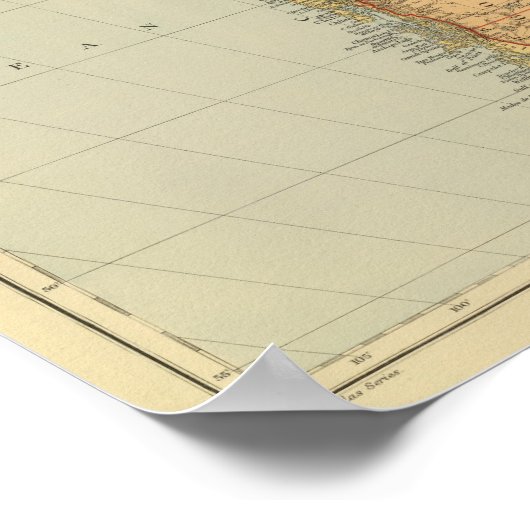 Südamerika 29 poster (Ecke)