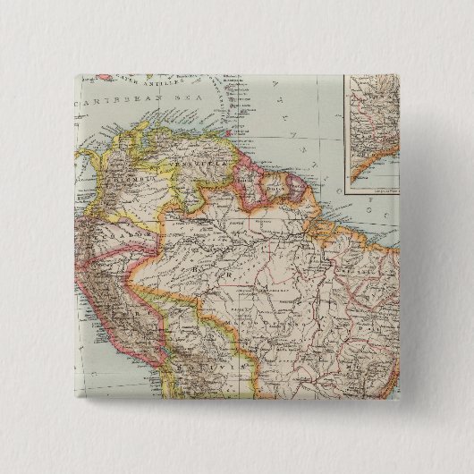 Südamerika 2 button (Vorderseite)