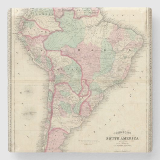 Südamerika 2 steinuntersetzer (Vorderseite)