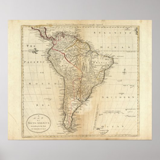 Südamerika 32 poster (Vorne)