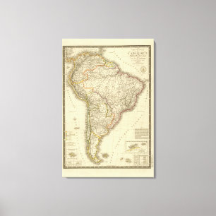 Südamerika 33 leinwanddruck