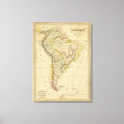 Südamerika 33 leinwanddruck (Vorderseite)