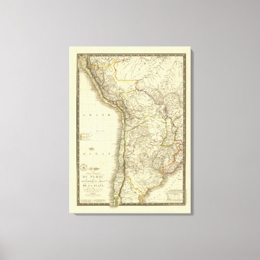 Südamerika 34 leinwanddruck (Vorderseite)