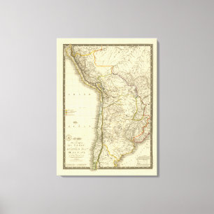 Südamerika 34 leinwanddruck