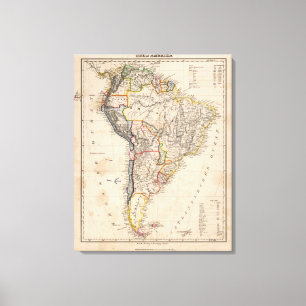 Südamerika 35 leinwanddruck