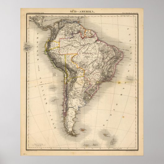 Südamerika 37 poster (Vorne)