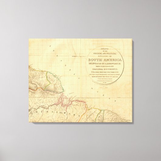 Südamerika 38 leinwanddruck (Vorderseite)