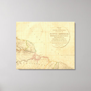 Südamerika 38 leinwanddruck