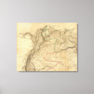 Südamerika 39 leinwanddruck