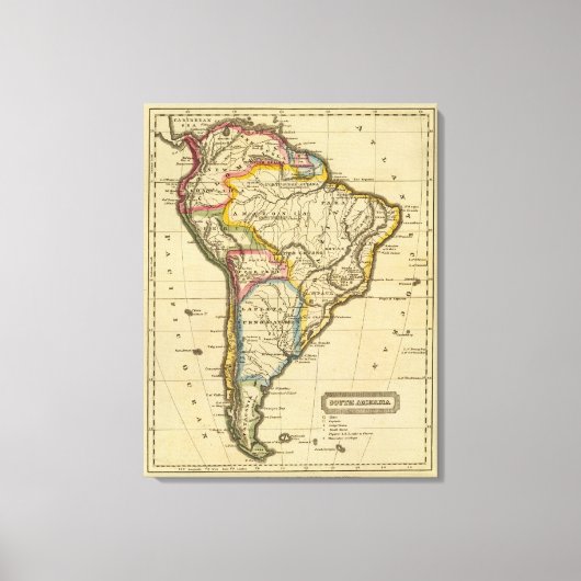 Südamerika 3 leinwanddruck (Vorderseite)