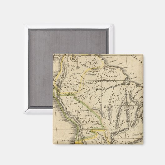 Südamerika 3 magnet (Vorderseite/Rückseite)