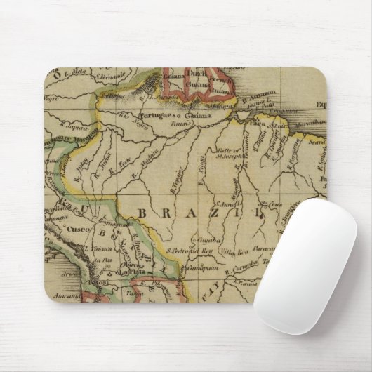 Südamerika 3 mousepad (Mit Mouse)