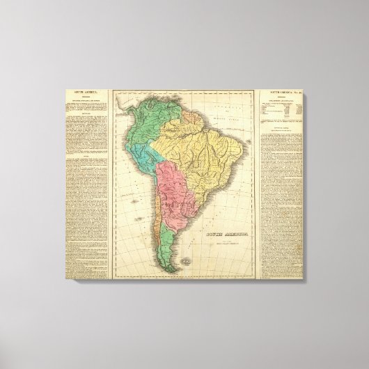 Südamerika 40 leinwanddruck (Vorderseite)