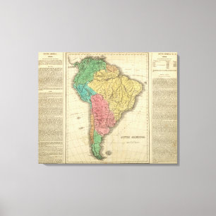 Südamerika 40 leinwanddruck