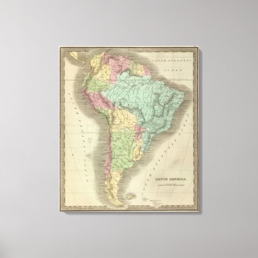 Südamerika 42 leinwanddruck (Vorderseite)