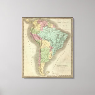 Südamerika 42 leinwanddruck