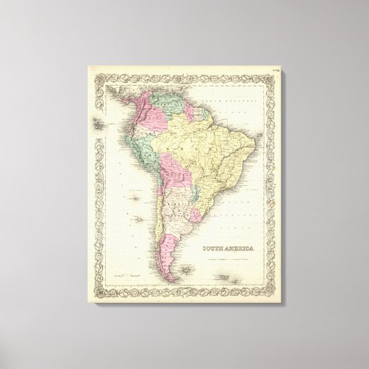 Südamerika 43 leinwanddruck (Vorderseite)