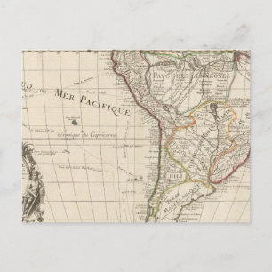 Südamerika 45 postkarte