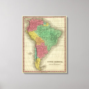 Südamerika 4 leinwanddruck