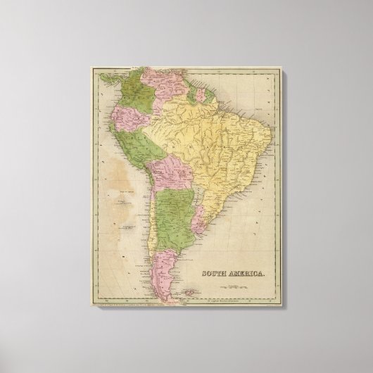 Südamerika 4 leinwanddruck (Vorderseite)
