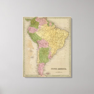 Südamerika 4 leinwanddruck