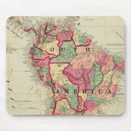 Südamerika 4 mousepad (Vorne)