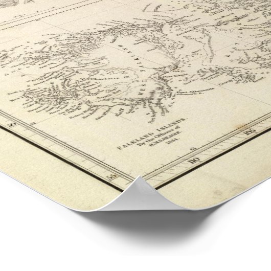 Südamerika 4 poster (Ecke)