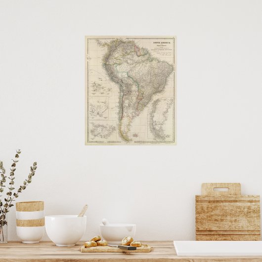 Südamerika 4 poster (Küche)