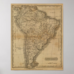 Südamerika 6 poster