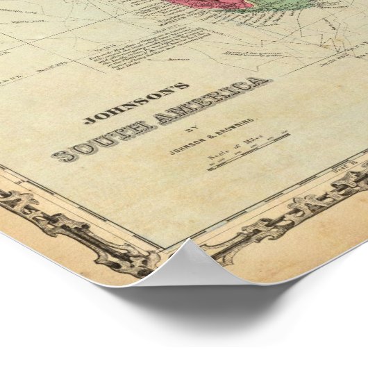 Südamerika 7 poster (Ecke)