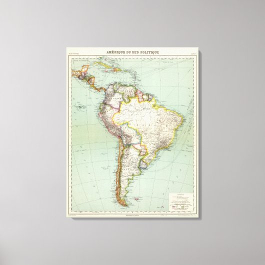 Südamerika 8 leinwanddruck (Vorderseite)