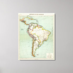 Südamerika 8 leinwanddruck