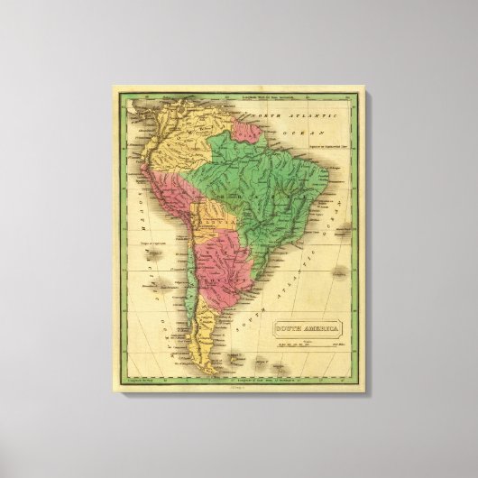 Südamerika 9 leinwanddruck (Vorderseite)