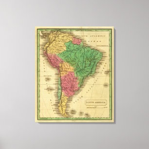 Südamerika 9 leinwanddruck