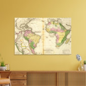 Südamerika, Afrika Leinwanddruck (Insitu (Wohnzimmer))