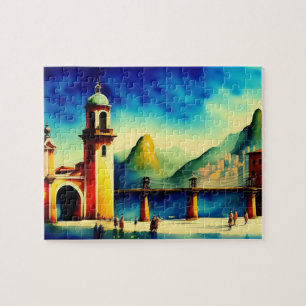 Südamerika Altstadt Vintag Puzzle