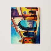 Südamerika Altstadt Vintag Puzzle (Vertikal)